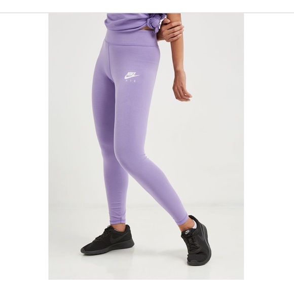 Nike Pants - NWT Lavender Nike Leggings With Logo | Tight Fit Size M